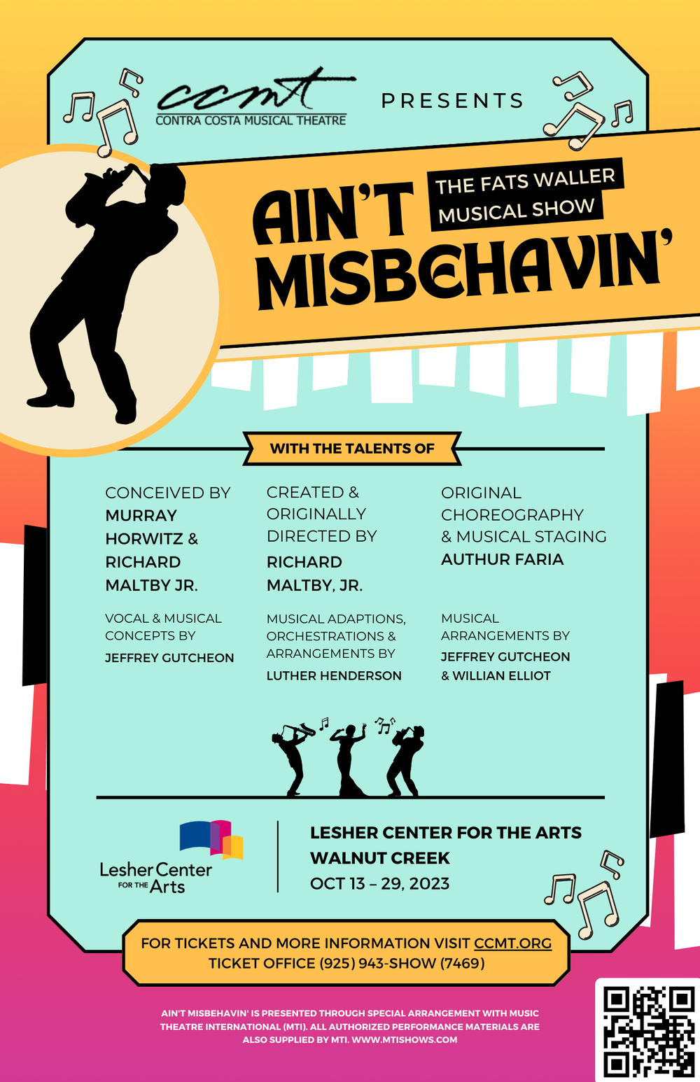 Ain't Misbehavin' poster